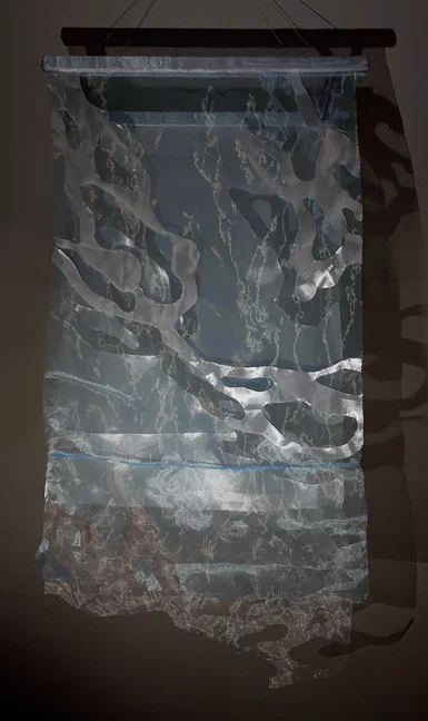 Structure II, installed in a darkened room